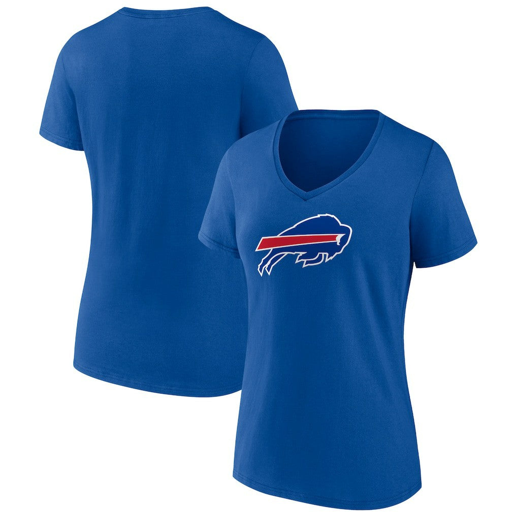 Buffalo Bills Women's Primary Team Logo V-Neck T-Shirt - Royal outlet