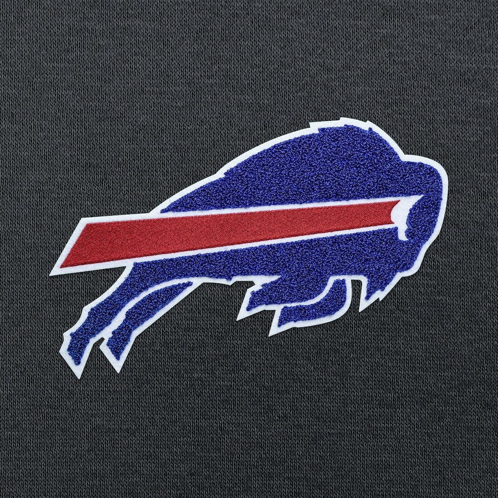 Buffalo Bills Antigua Victory Chenille Pullover Hoodie - Charcoal cheap
