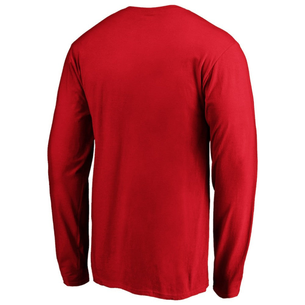 St. Louis Cardinals Official Team Wordmark Long Sleeve T-Shirt - Red