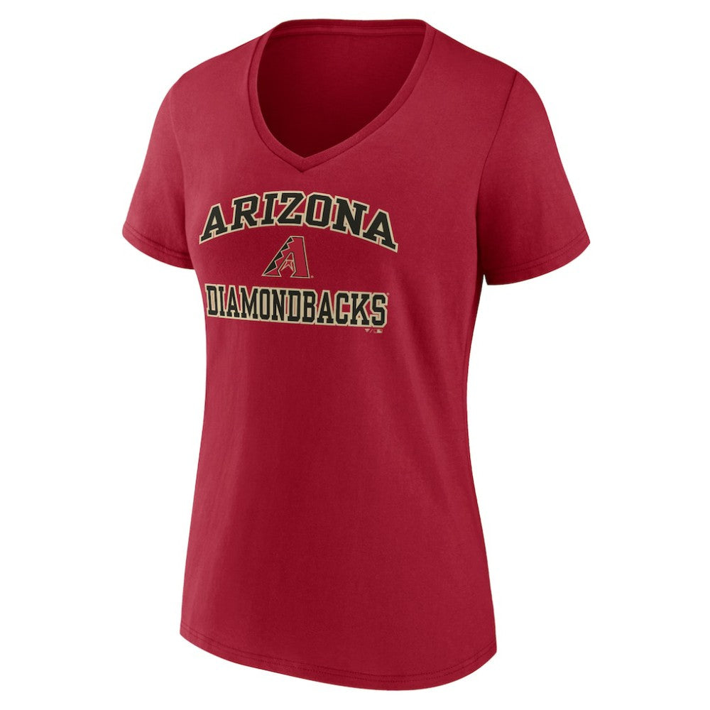 Arizona Diamondbacks Women's Heart and Soul V-Neck T-Shirt - Red