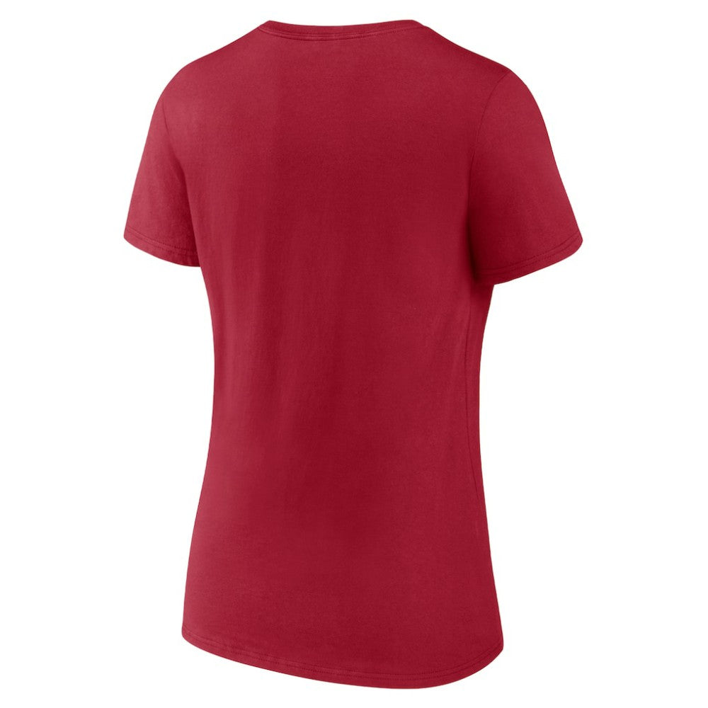Arizona Diamondbacks Women's Heart and Soul V-Neck T-Shirt - Red