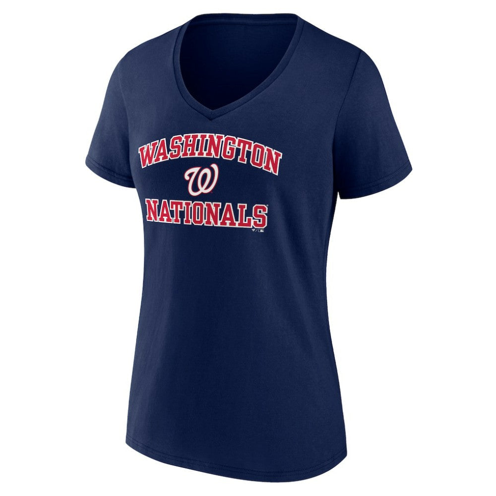 Washington Nationals Women's Heart and Soul T-Shirt - Navy
