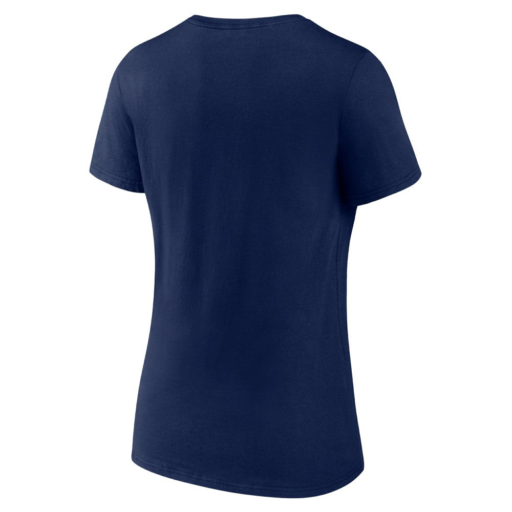 Los Angeles Angels Women's Heart and Soul V-Neck T-Shirt - Navy