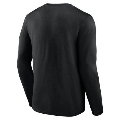 New Orleans Saints Logo Team Lockup Long Sleeve T-Shirt - Black online