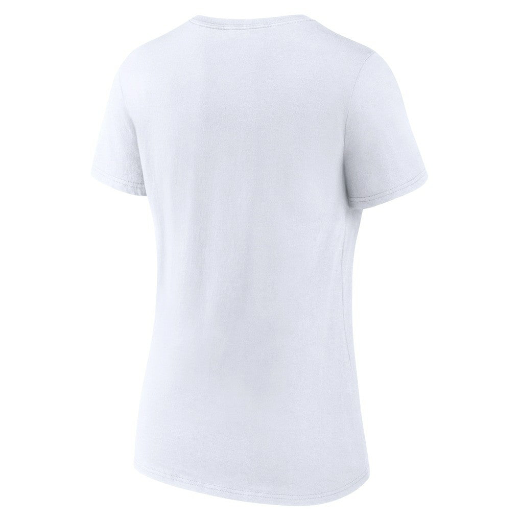 Indiana Pacers Women's Logo V-Neck T-Shirt - White sale