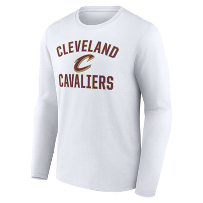 Cleveland Cavaliers Victory Arch Logo Long Sleeve T-Shirt sale - White on sale