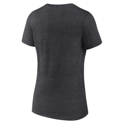 Washington Commanders Women's Victory Arch Team V-Neck T-Shirt - Charcoal discount