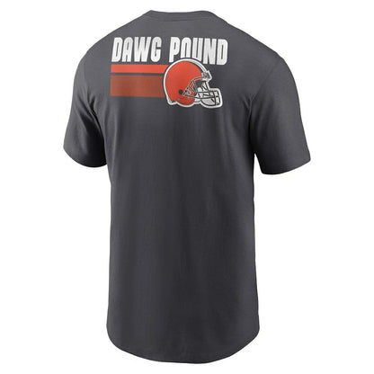Cleveland Browns Blitz Essential T-Shirt - Anthracite | Nike on sale