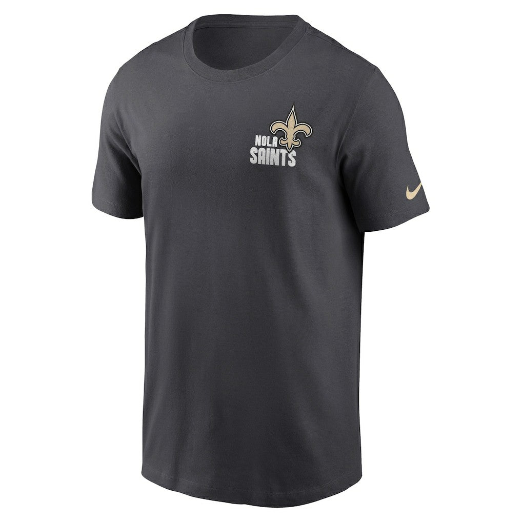 New Orleans Saints Blitz Essential T-Shirt - Anthracite | Nike discount