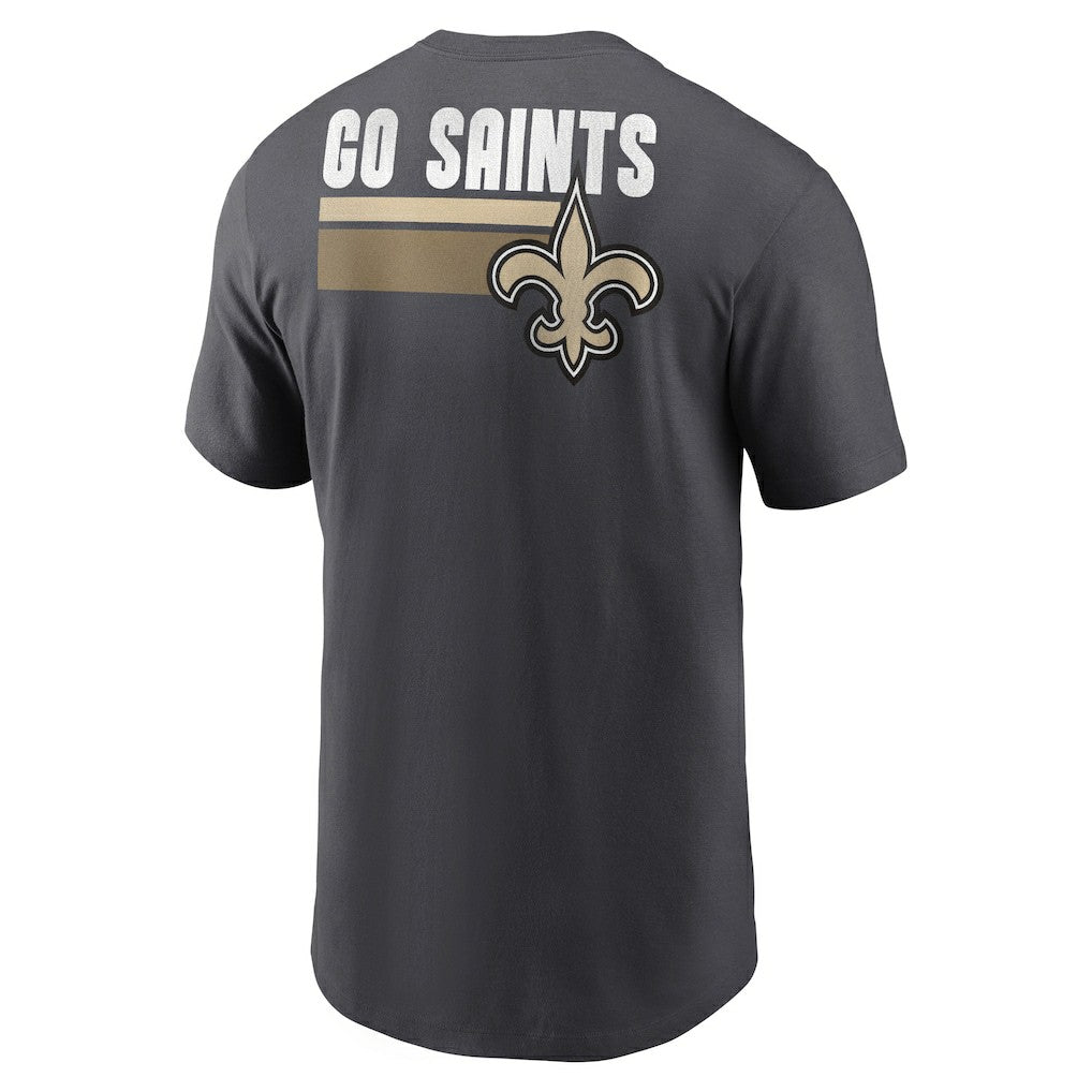 New Orleans Saints Blitz Essential T-Shirt - Anthracite | Nike discount