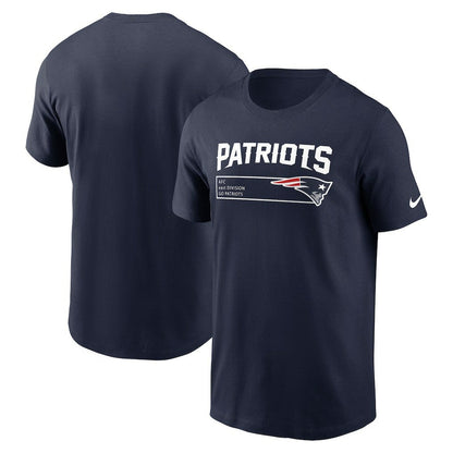 New England Patriots Division Essential T-Shirt - Navy | Nike discount