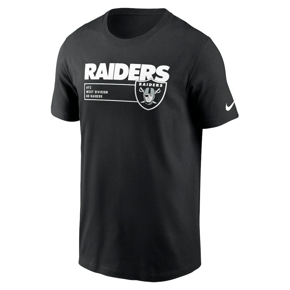 Las Vegas Raiders Division Essential T-Shirt - Black | Nike sale