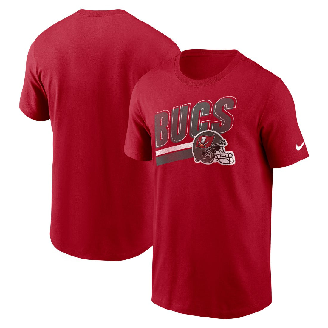 Tampa Bay Buccaneers Essential Blitz Lockup T-Shirt - Red | Nike sale