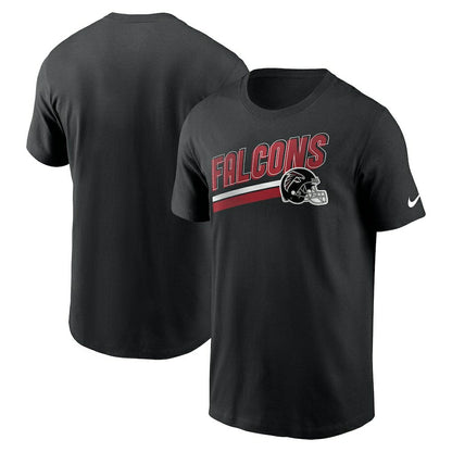 Atlanta Falcons Essential Blitz Lockup T-Shirt - Black | Nike outlet