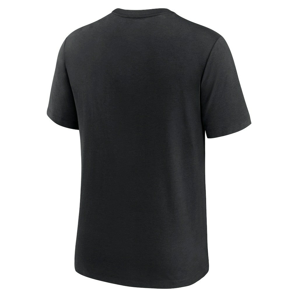 Las Vegas Raiders Rewind Logo Tri-Blend T-Shirt - Black | Nike online