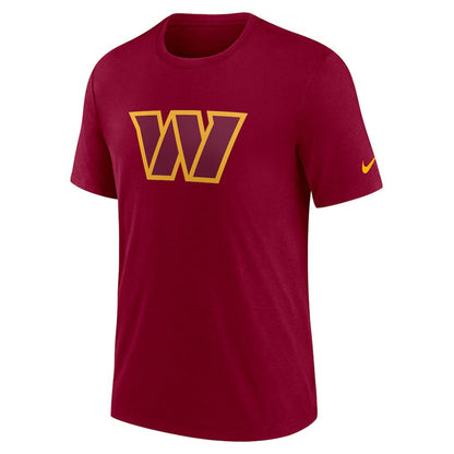 Washington Commanders Rewind Logo Tri-Blend T-Shirt - Burgundy | Nike outlet