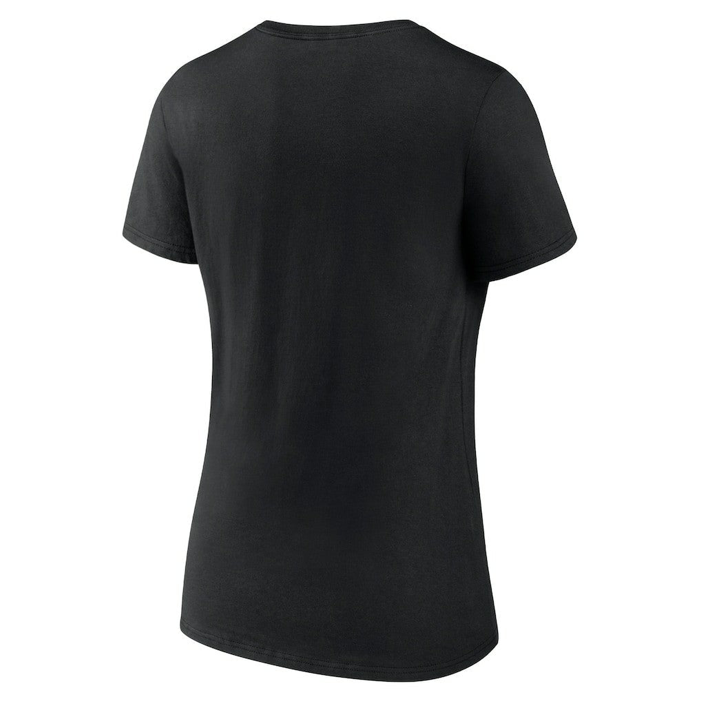 Charlotte Hornets Women's Alternate Logo V-Neck T-Shirt - Black cheap