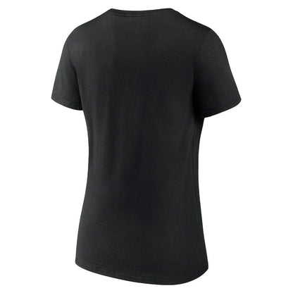 Charlotte Hornets Women's Alternate Logo V-Neck T-Shirt - Black cheap