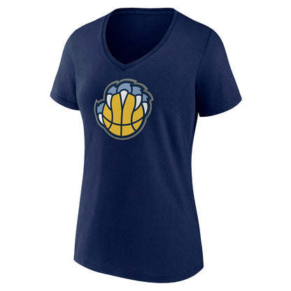 Memphis Grizzlies Women's Alternate Logo V-Neck T-Shirt - Navy for sale