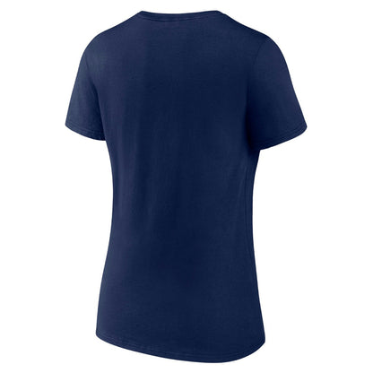 Memphis Grizzlies Women's Alternate Logo V-Neck T-Shirt - Navy for sale