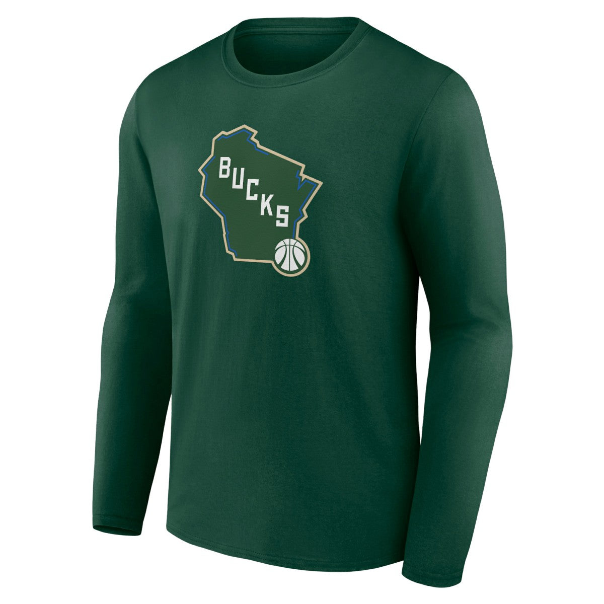Milwaukee Bucks Alternate Logo Long Sleeve T-Shirt - Green outlet