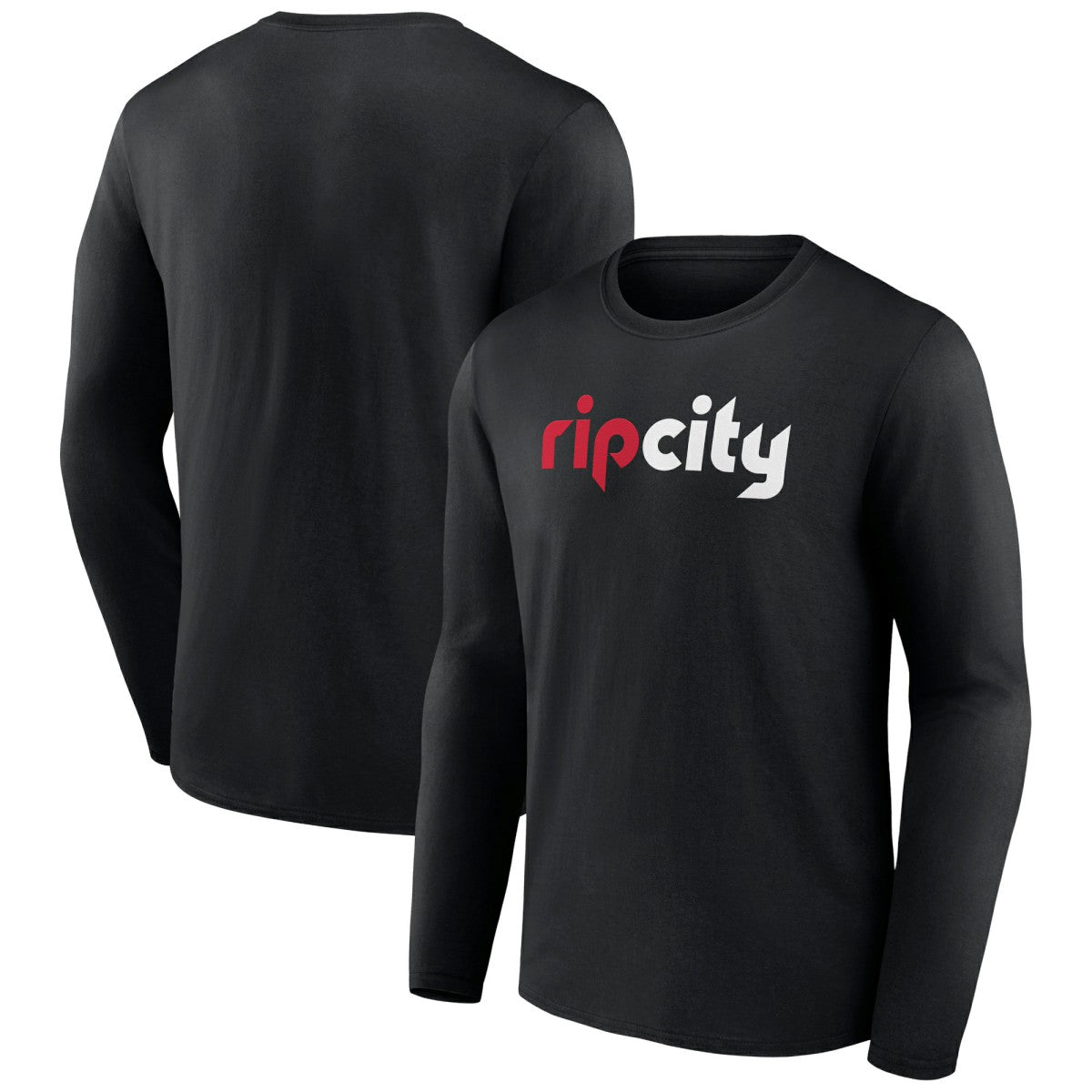 Portland Trail Blazers Alternate Logo Long Sleeve T-Shirt - Black for sale