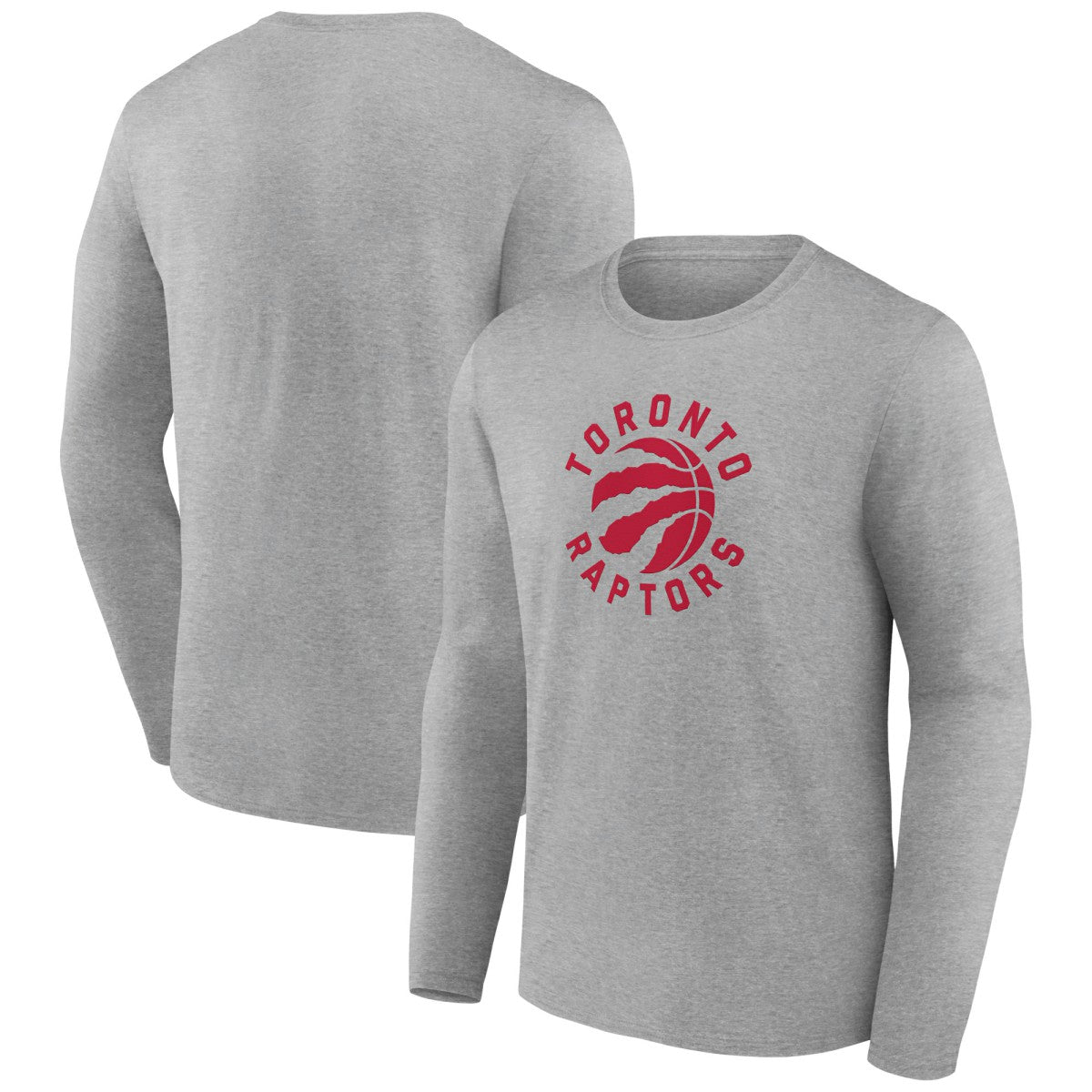Toronto Raptors Alternate Logo Long Sleeve T-Shirt - Gray on sale