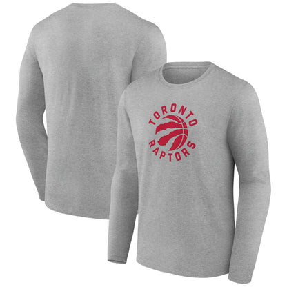 Toronto Raptors Alternate Logo Long Sleeve T-Shirt - Gray on sale