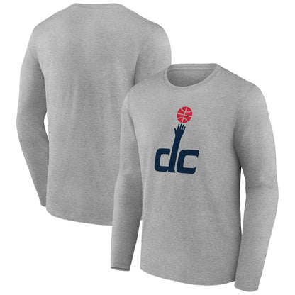 Washington Wizards Alternate Logo Long Sleeve T-Shirt - Gray outlet