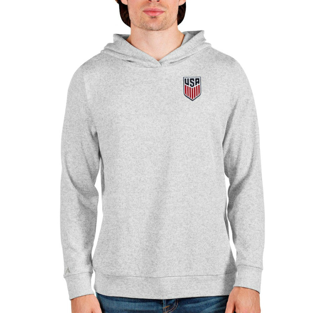 USMNT Antigua Absolute Pullover Hoodie - Gray sale