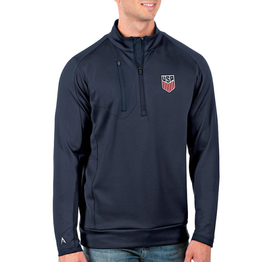 USMNT Antigua Generation Quarter-Zip Top - Navy shop