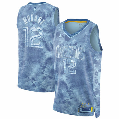 Ja Morant Memphis Grizzlies Jordan Brand Select Series Swingman Jersey - Light Blue for sale