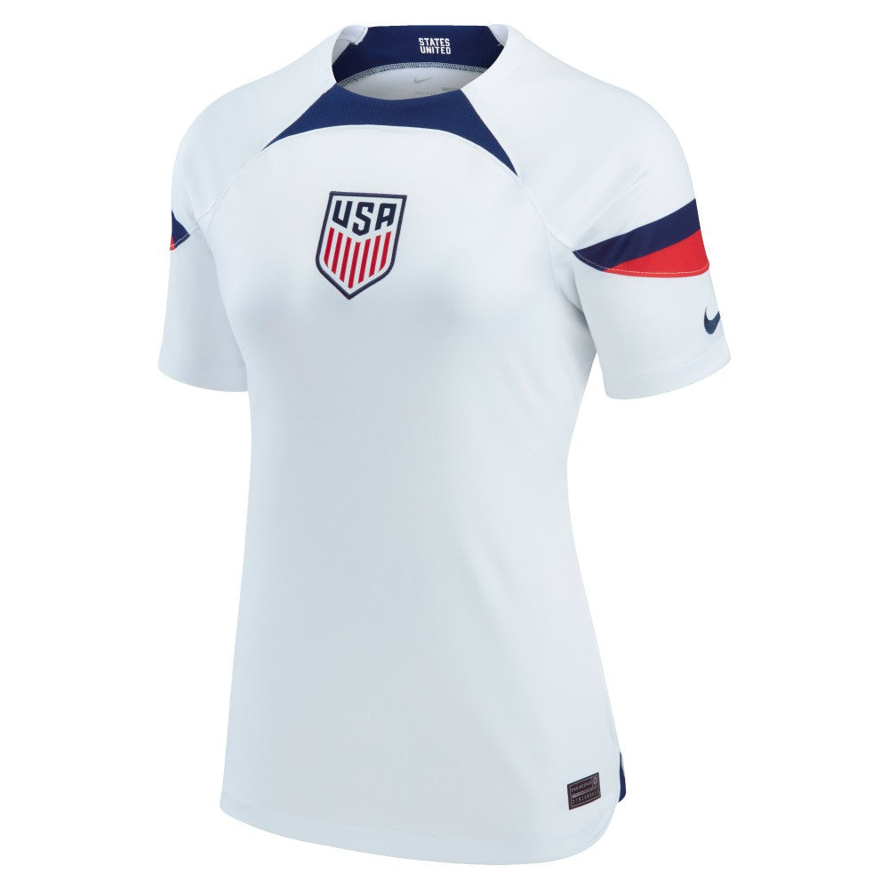 USMNT Women's 2022/23 Home Breathe Stadium Replica Blank Jersey - White | Nike shop