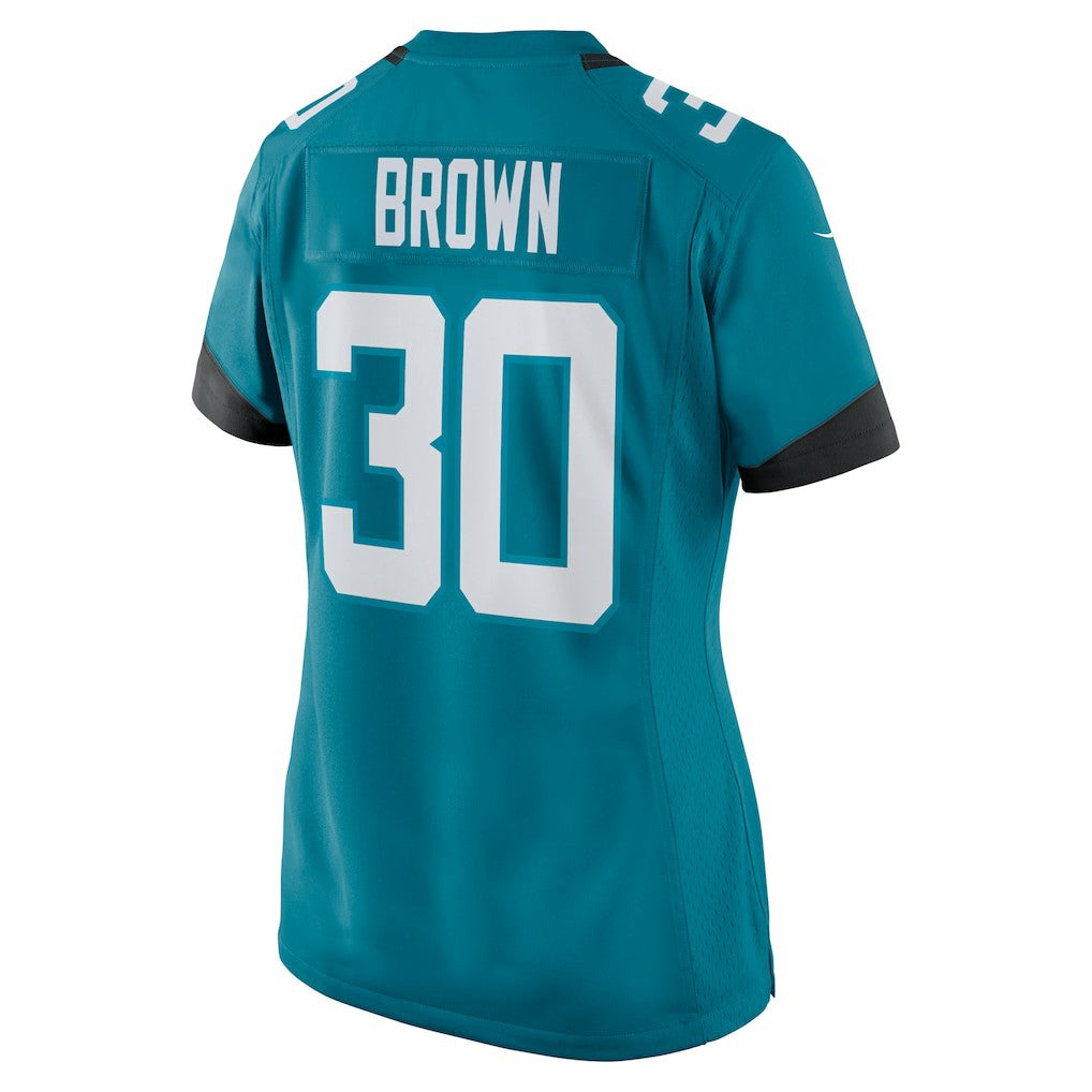 Montaric Brown Jacksonville Jaguars Women's Game Player Jersey - Teal | Nike for sale