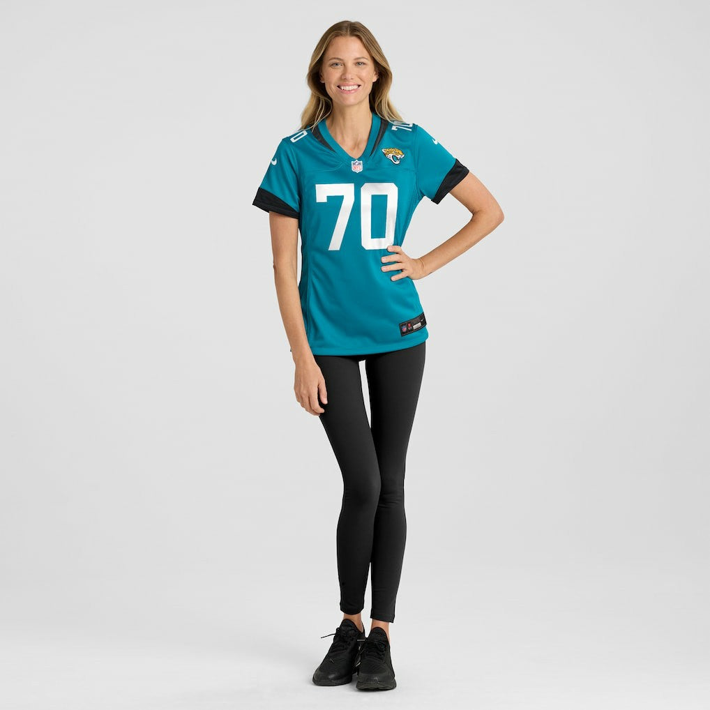 Cole Van Lanen Jacksonville Jaguars Women's Game Player Jersey - Teal | Nike online