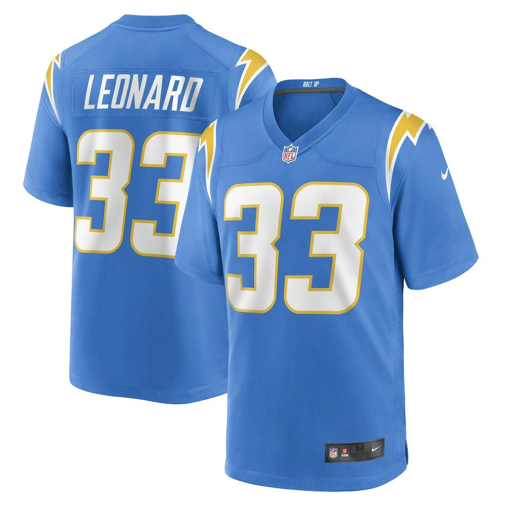 Deane Leonard Los Angeles Chargers Game Player Jersey - Powder Blue | Nike for sale