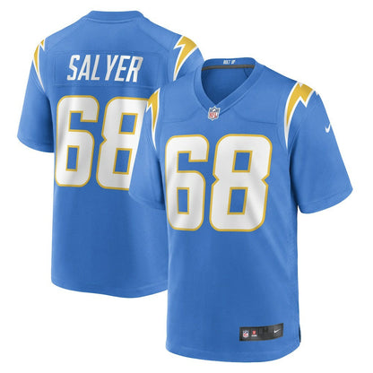 Jamaree Salyer Los Angeles Chargers Game Player Jersey - Powder Blue | Nike online