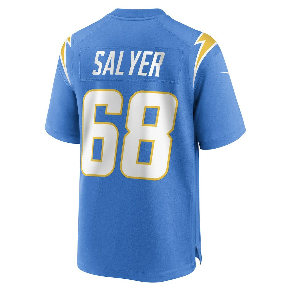 Jamaree Salyer Los Angeles Chargers Game Player Jersey - Powder Blue | Nike online