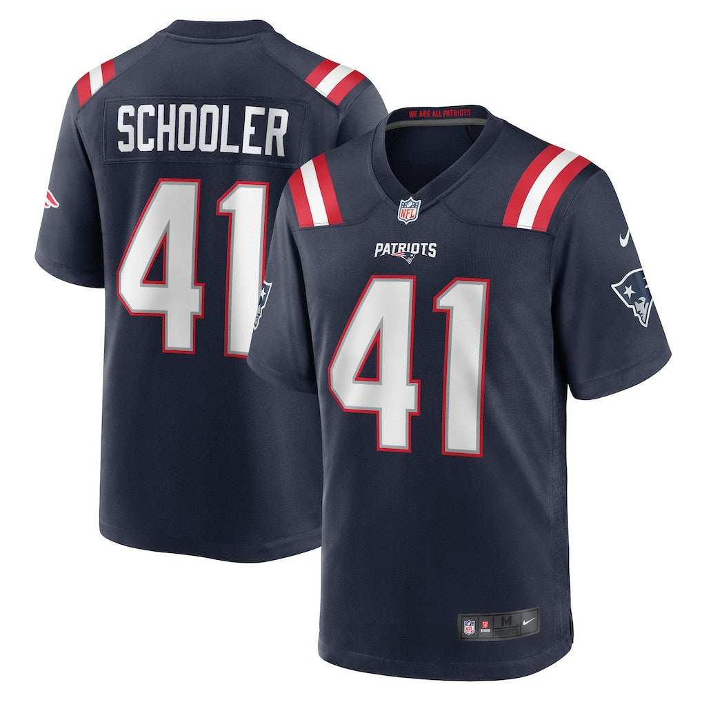 Brenden Schooler New England Patriots Game Player Jersey - Navy | Nike cheap