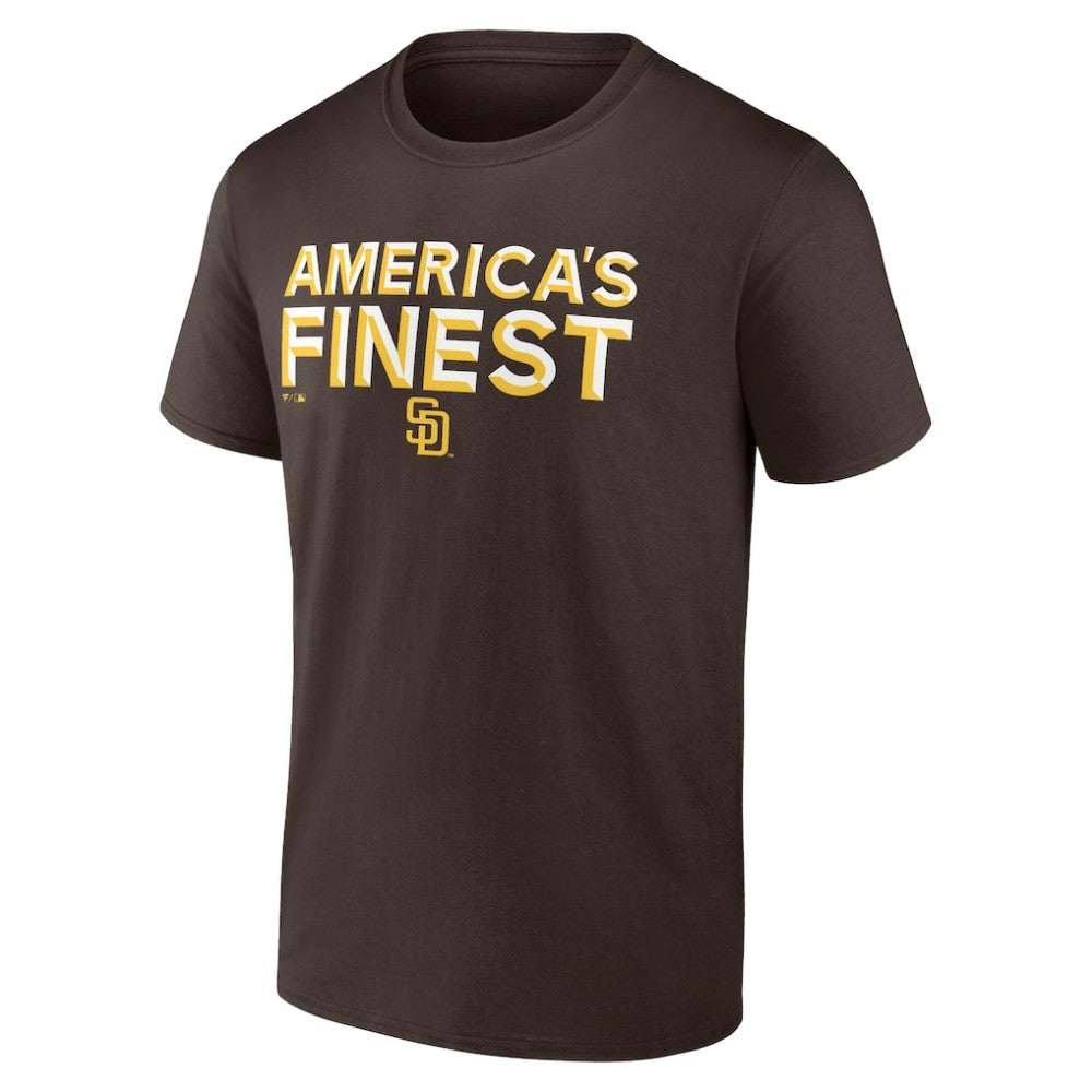 San Diego Padres 619 Beisbol T-Shirt - Brown