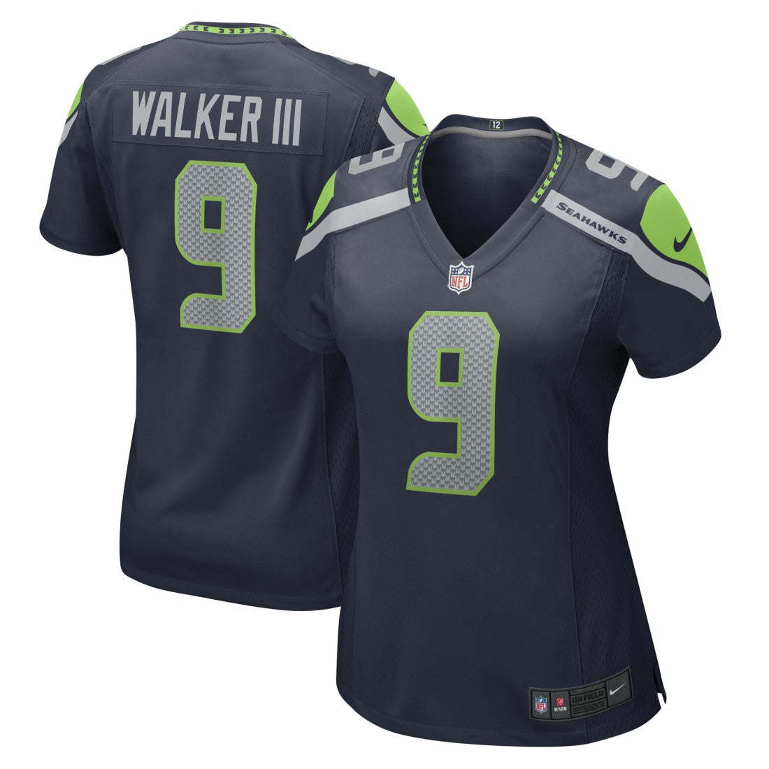 Kenneth Walker III Seattle Seahawks Women's Player Jersey - Navy | Nike outlet