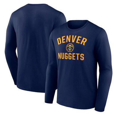 Denver Nuggets Victory Arch Team Long Sleeve T-Shirt sale - Navy outlet