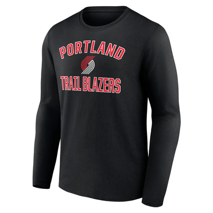 Portland Trail Blazers Victory Arch Team Long Sleeve T-Shirt - Black cheap