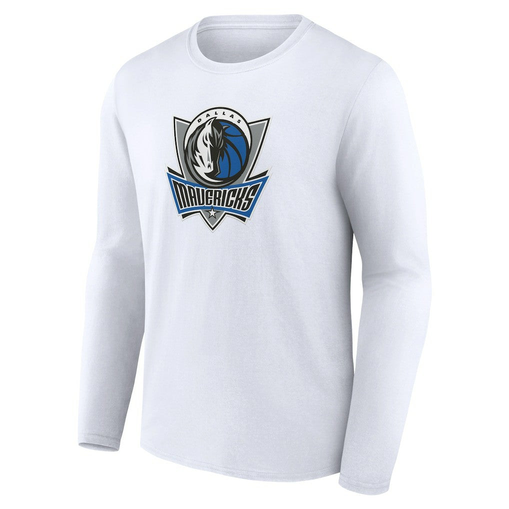 Dallas Mavericks Alternate Logo Long Sleeve T-Shirt sale - White outlet