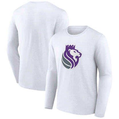 Sacramento Kings Alternate Logo Long Sleeve T-Shirt - White outlet