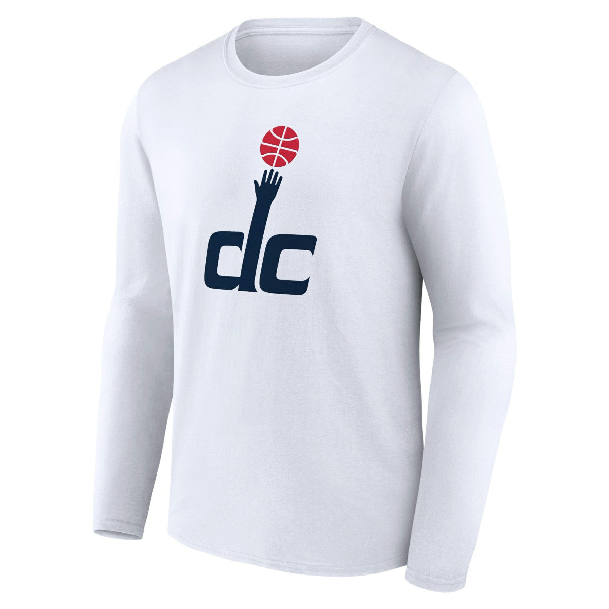 Washington Wizards Alternate Logo Long Sleeve T-Shirt - White shop
