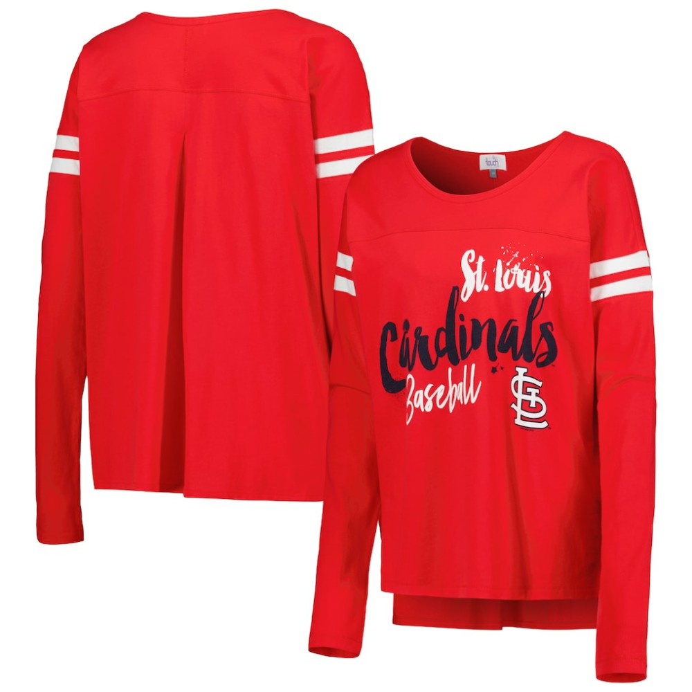 St. Louis Cardinals Touch Women's Free Agent Long Sleeve T-Shirt - Red