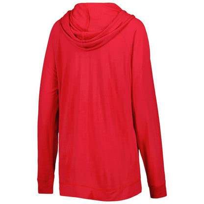Washington Nationals Touch Women's Pre-Game Raglan Pullover Hoodie - Red