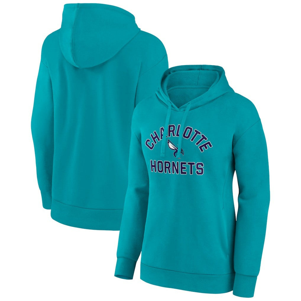 Charlotte Hornets Women's Overtime Pullover Hoodie - Teal discount
