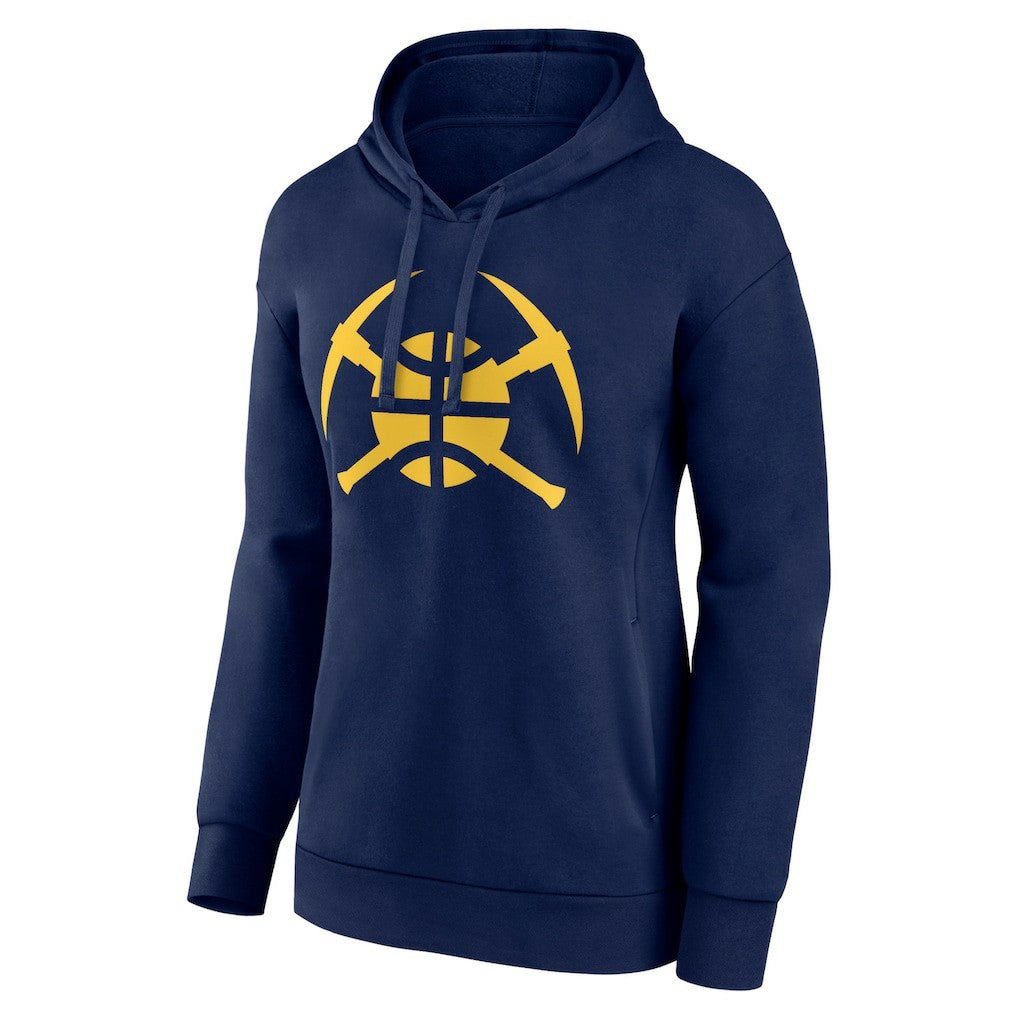 Denver Nuggets Women's Alternate Logo Pullover Hoodie - Navy sale